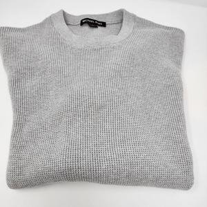 Michael Kors Men's XL Light Gray Crew‎ Neck Sweater